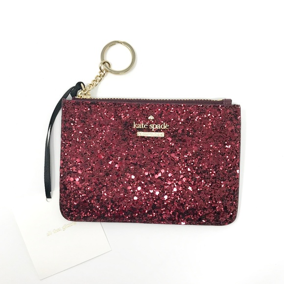❣️LAST ONE ❣️Laurel Glitter Bitsy Wallet Keychain - Picture 2 of 6